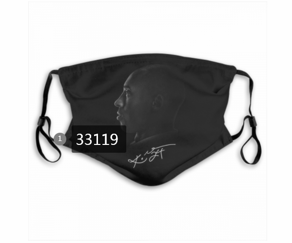 2021 NBA Los Angeles Lakers #24 kobe bryant 33119 Dust mask with filter->nba dust mask->Sports Accessory